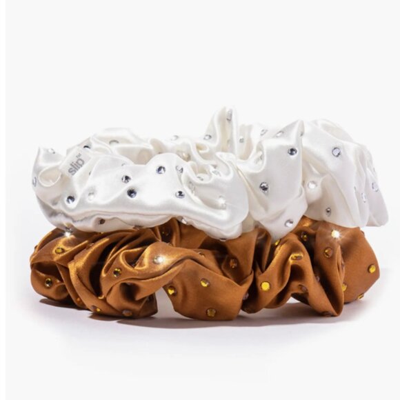 NWT! slip Star Dust Pure Silk Skinny Scrunchie Set (Limited Edition) slip Star Dust Pure Silk Skinny Scrunchie Set | Nordstromrack main image 2